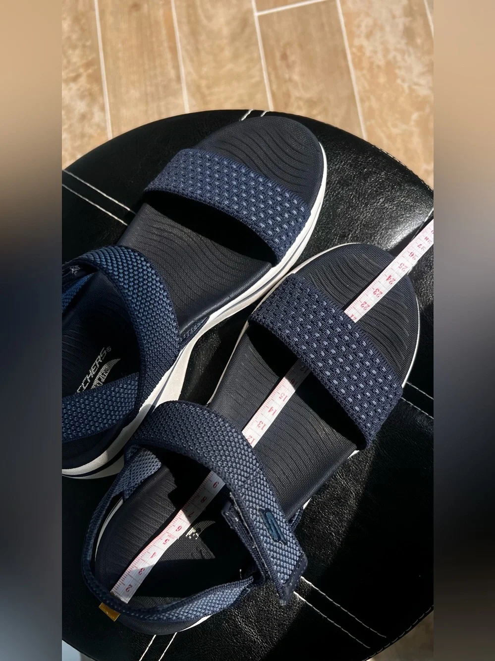 Skechers Navy and White Arch Fit Sport Sandals